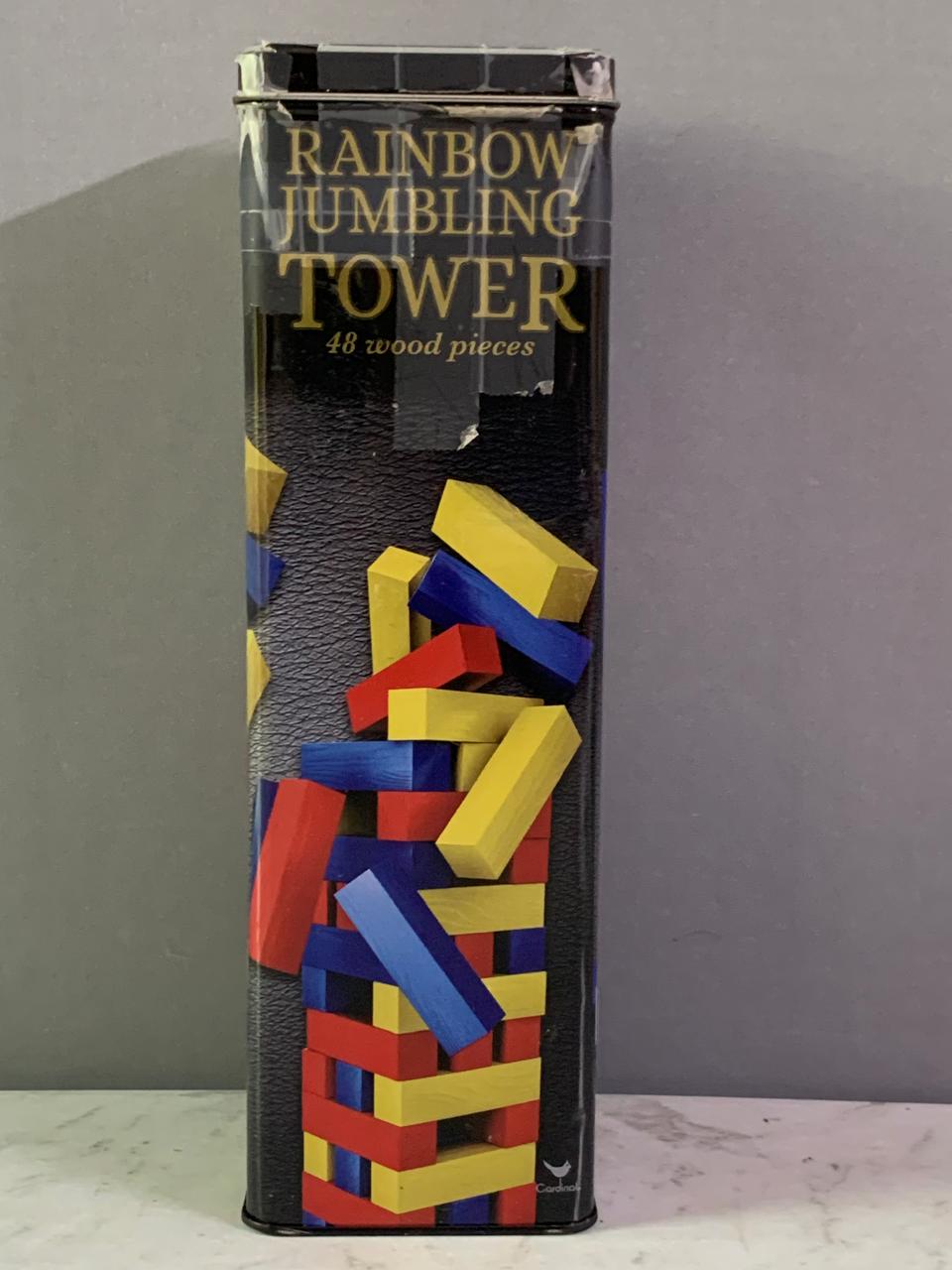 Cardinal Rainbow Jumbling Tower.(42 pieces) ( Rs 150 advance)