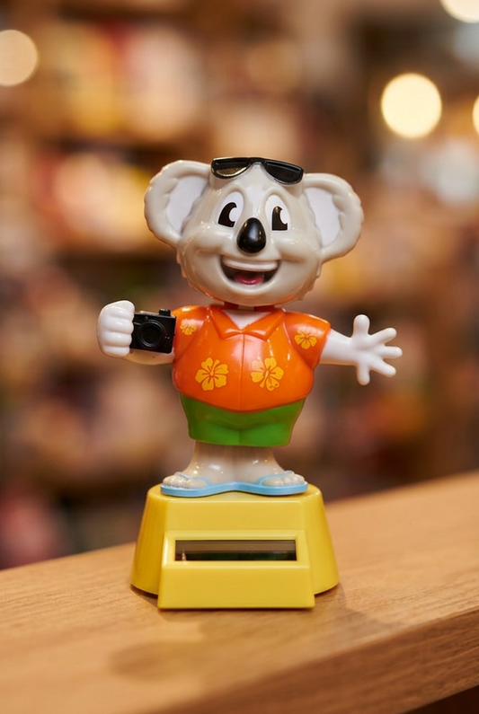 Solar-Powered Dancing Koala Figurine.(Rs 150 advance)