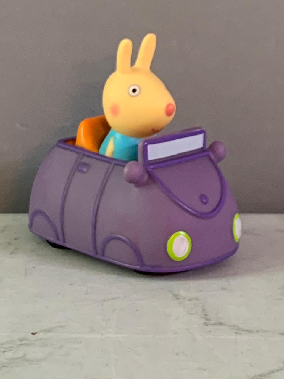 Peppa Pig Free-Wheelin' Rebecca Rabit  Mini Car. (Rs 100 advance)
