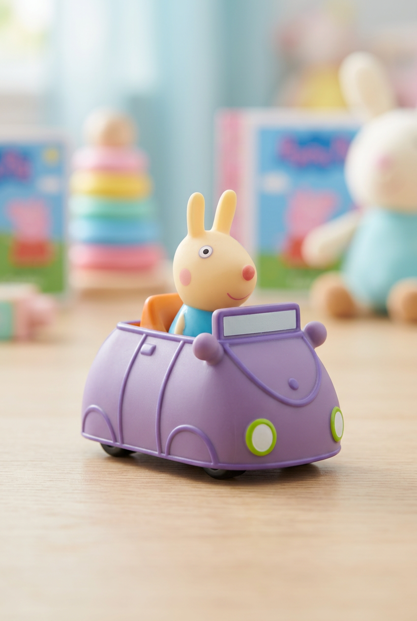 Peppa Pig Free-Wheelin' Rebecca Rabit  Mini Car. (Rs 100 advance)