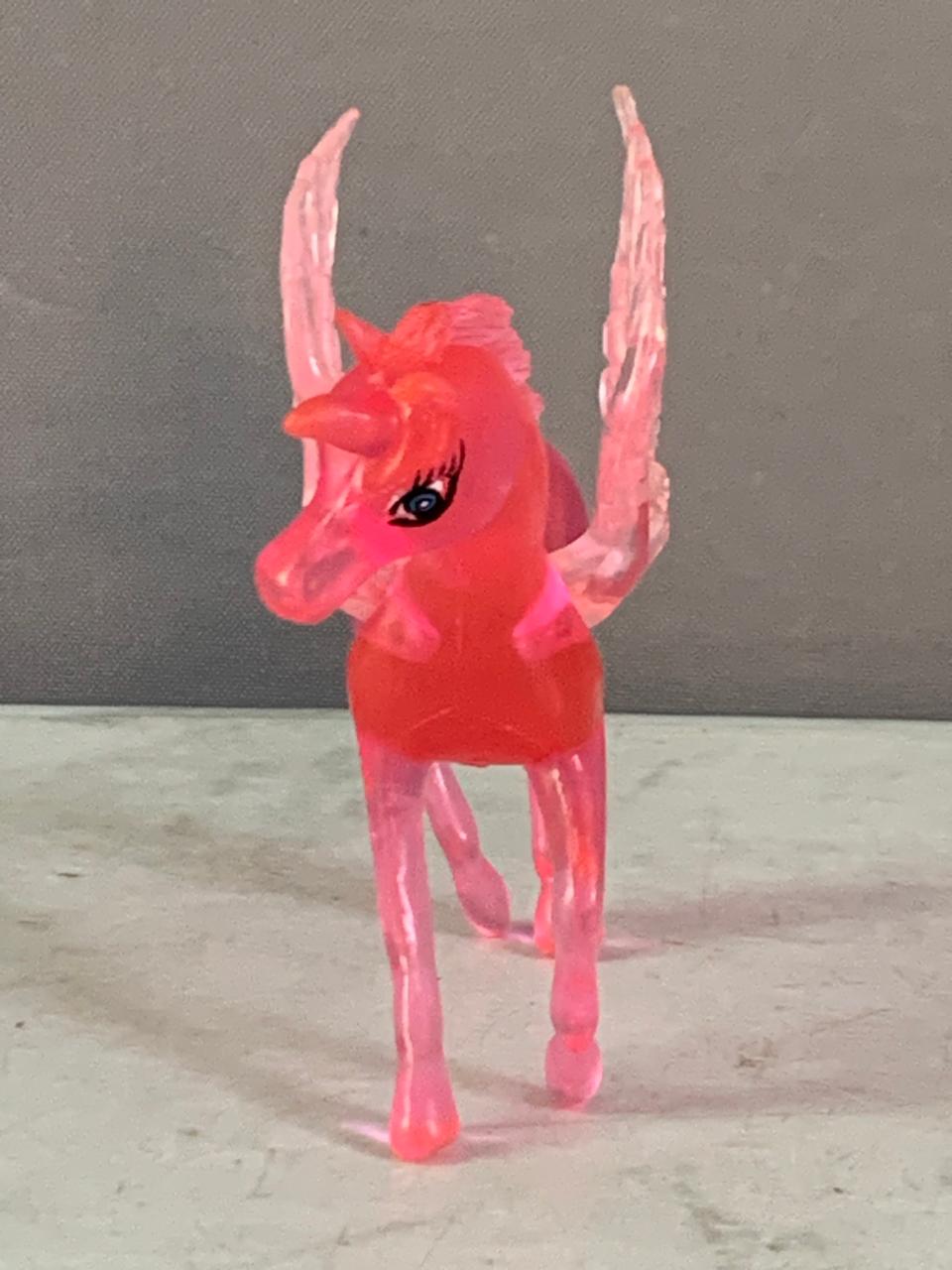 Translucent Pink Alicorn Toy.(Rs 100 advance)