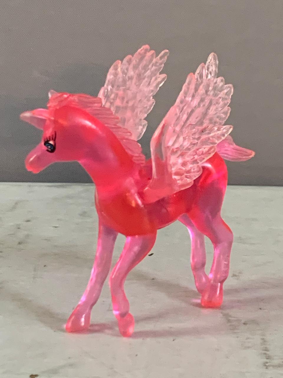 Translucent Pink Alicorn Toy.(Rs 100 advance)