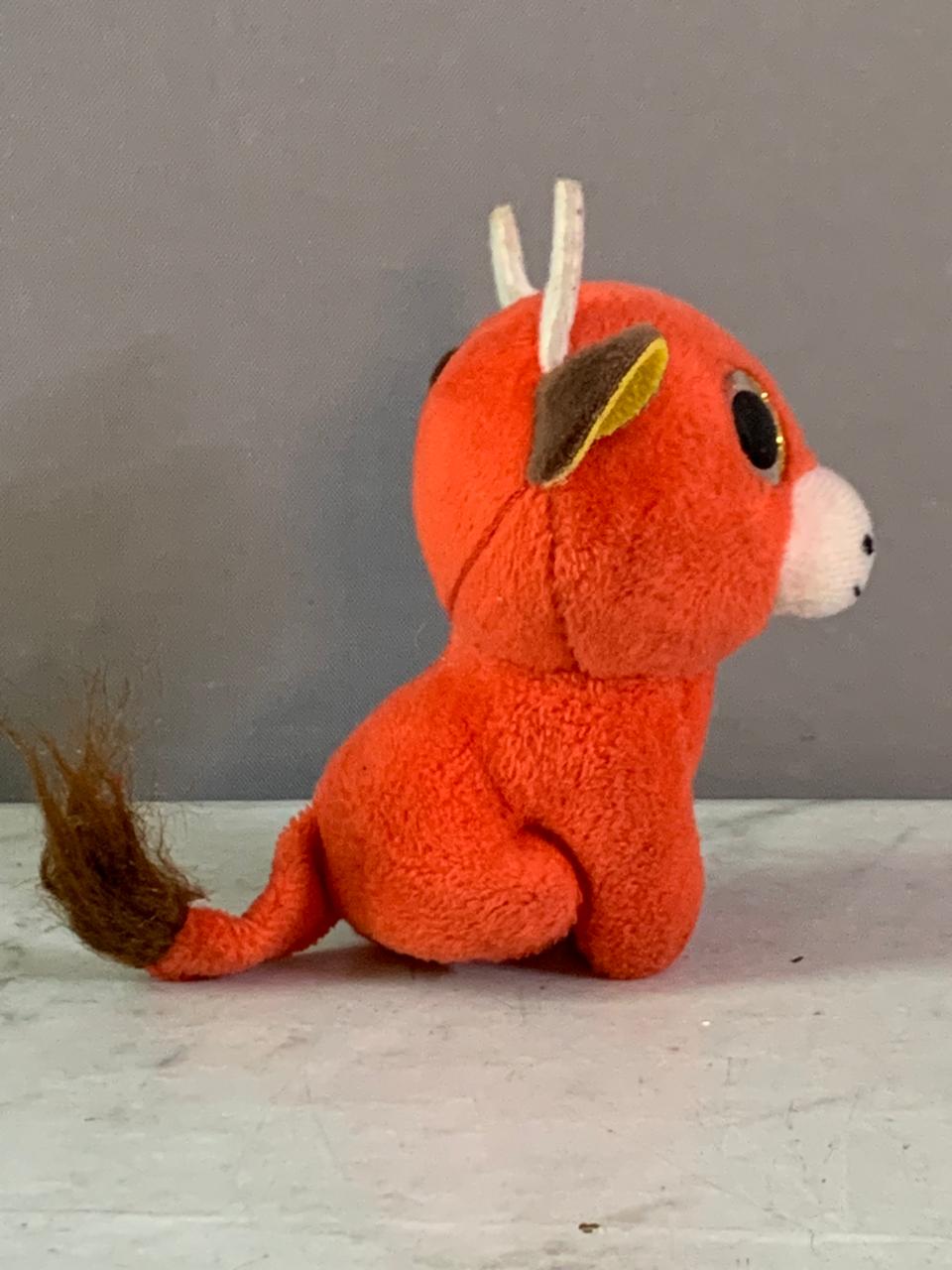 Ty Teenie Beanie Boos Snort the Red Bull Plush.