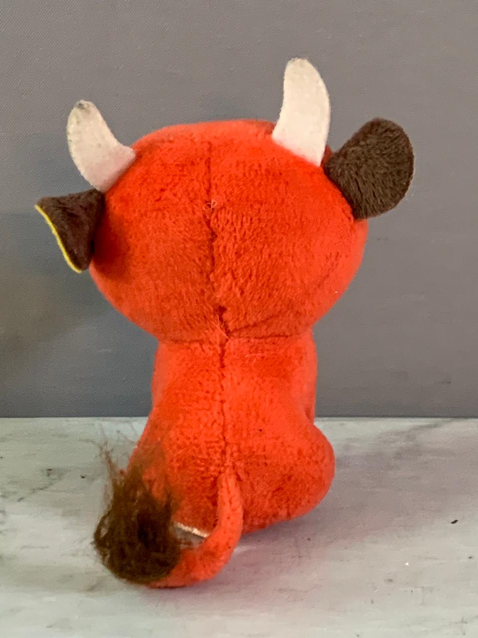 Ty Teenie Beanie Boos Snort the Red Bull Plush.