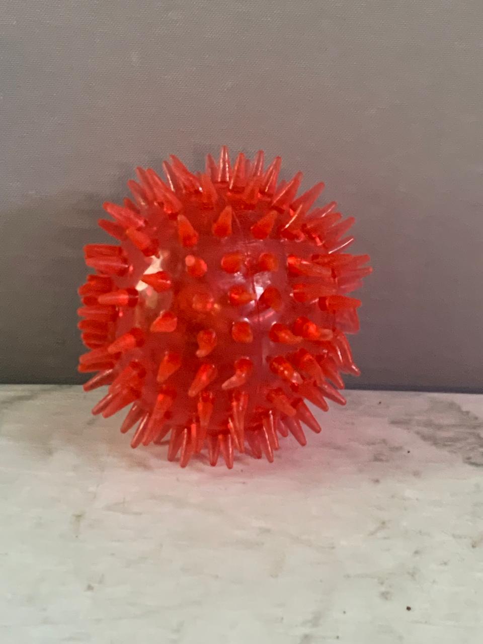 PetSport Gorilla Spiky Squeaker Ball Dog Toy.