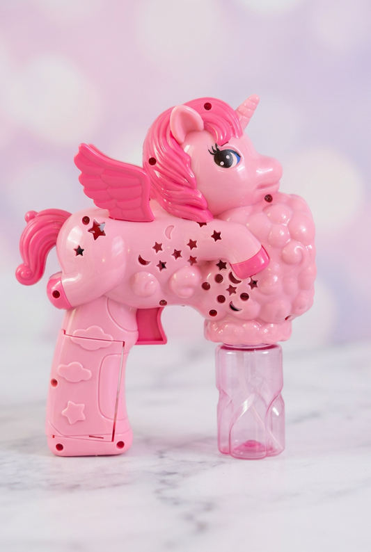 Unicorn Bubble Gun Blaster. ( Rs 150 advance )