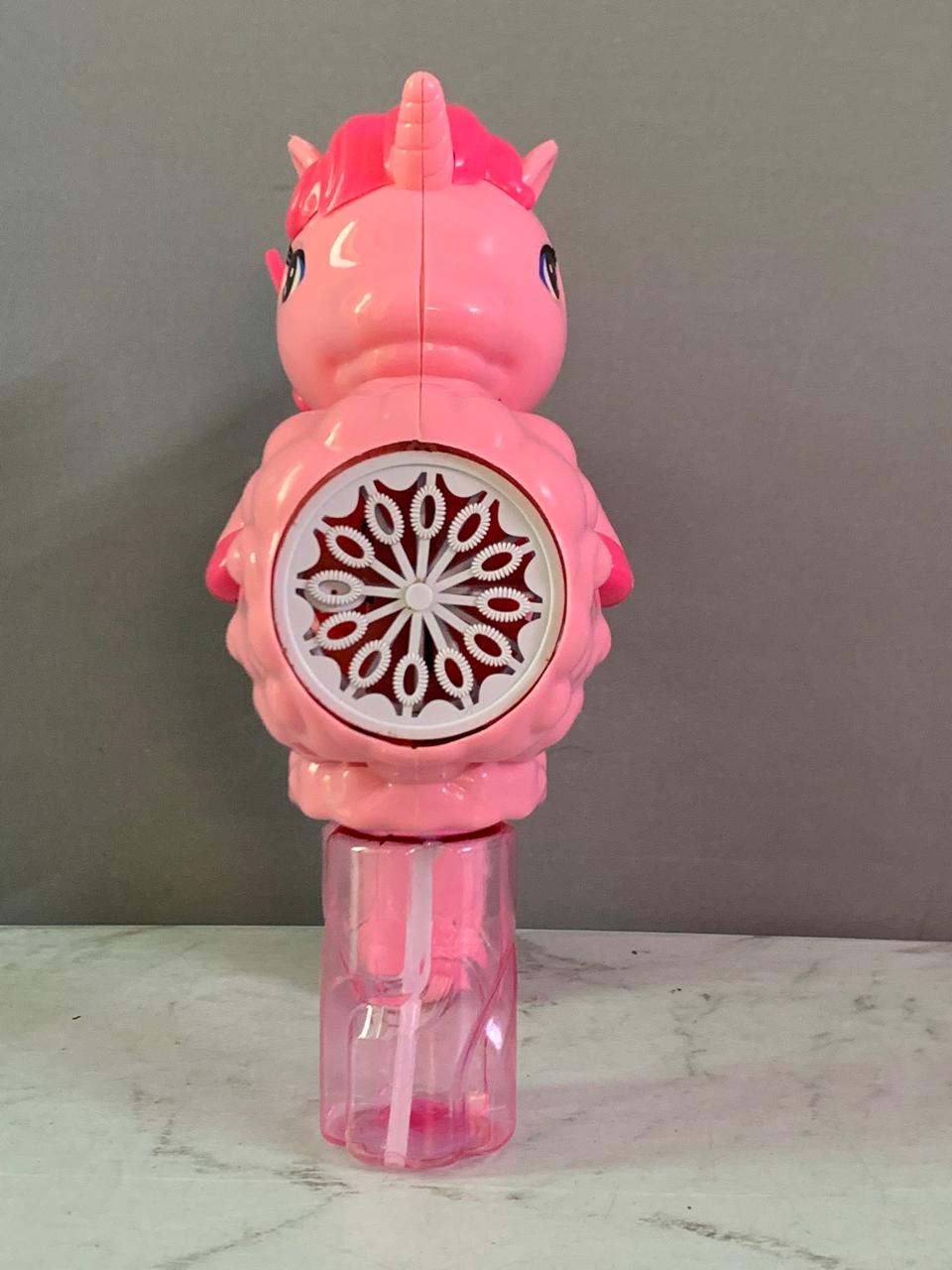 Unicorn Bubble Gun Blaster. ( Rs 150 advance )