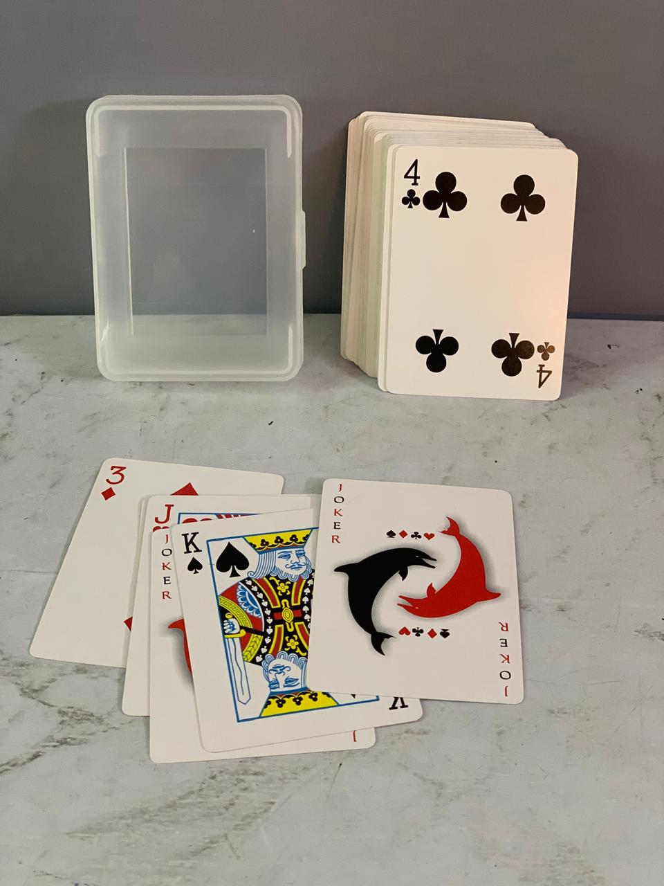 Yin-Yang Dolphins Playing Cards. (Rs 200 advance)