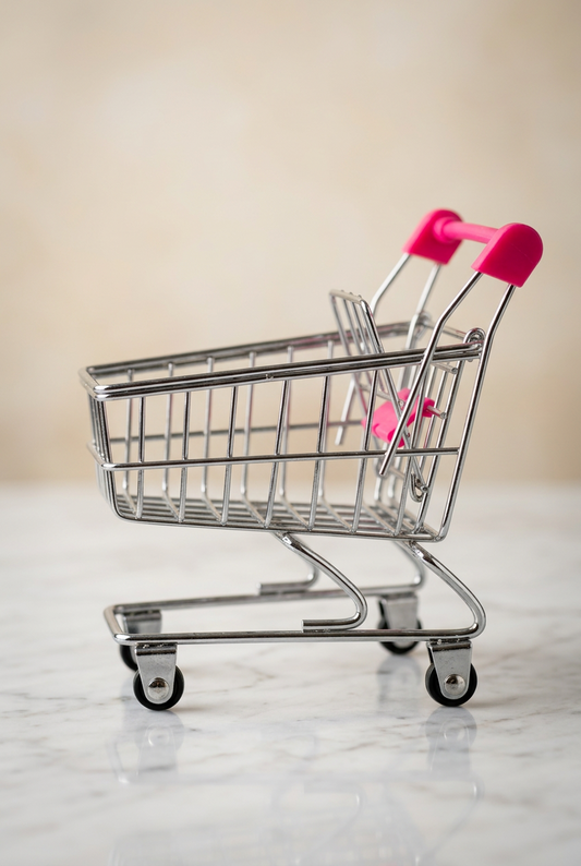 Miniature Novelty Shopping Trolley. (Rs 100 advance)