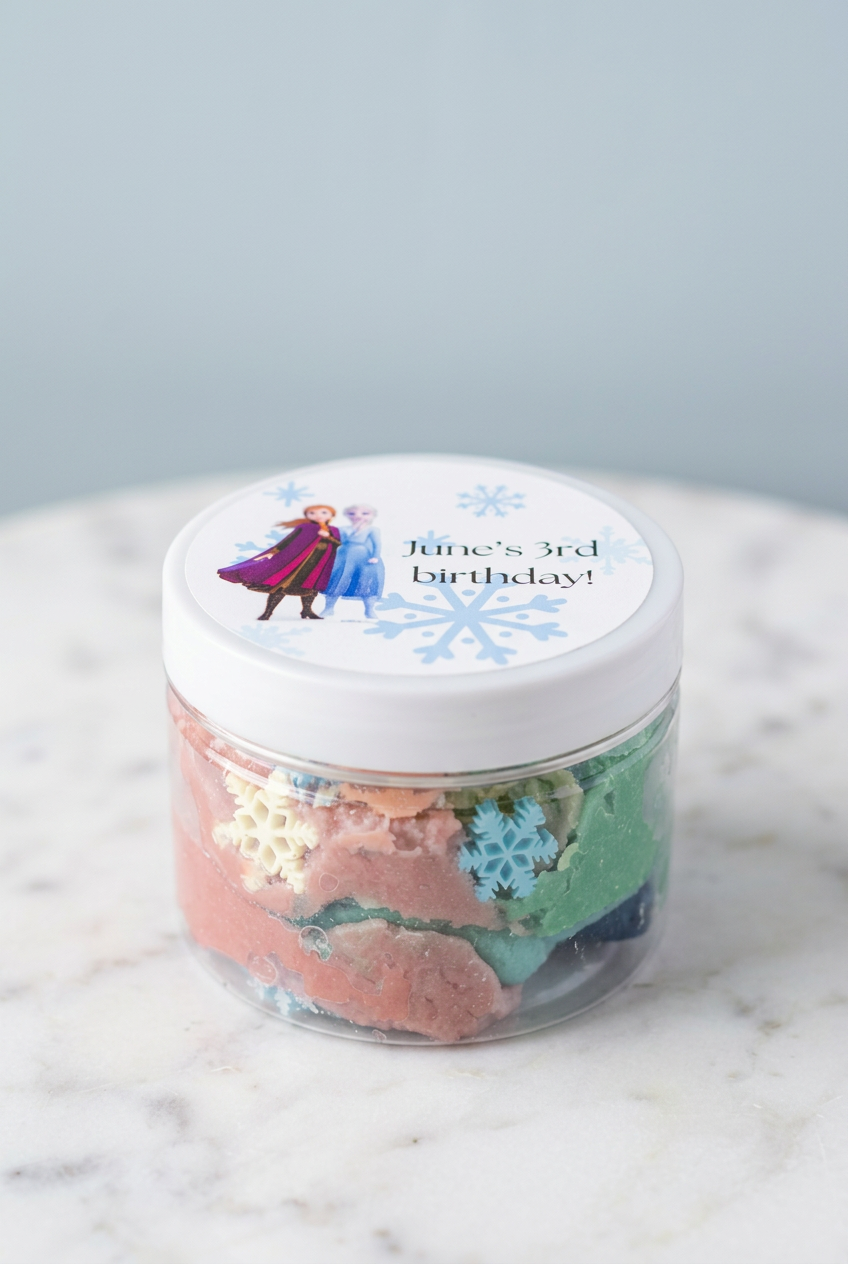 Disney Frozen-inspired Playdough Jar. (Rs 150 advance)