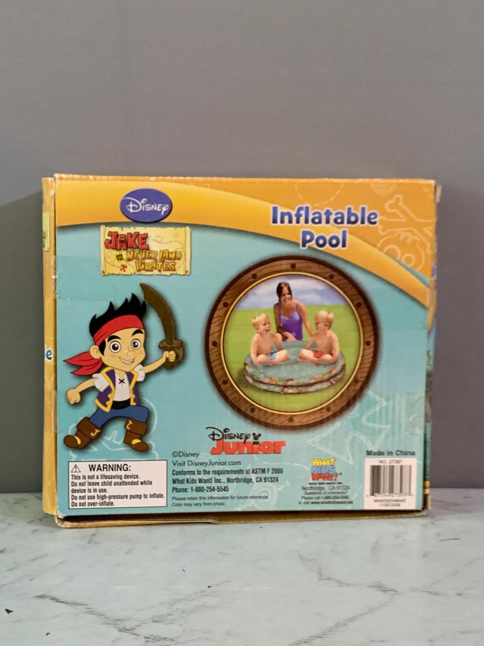 Disney Jake and the Never Land Pirates Inflatable Pool. (New)(Rs 200 advance)