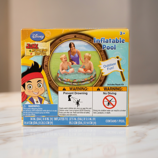 Disney Jake and the Never Land Pirates Inflatable Pool. (New)(Rs 200 advance)