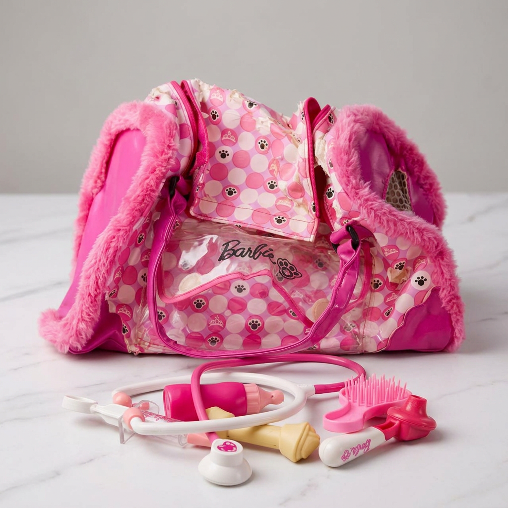 Barbie Hug 'N Heal Pet Doctor Set. ( Rs 200 advance)(must check video for condition)