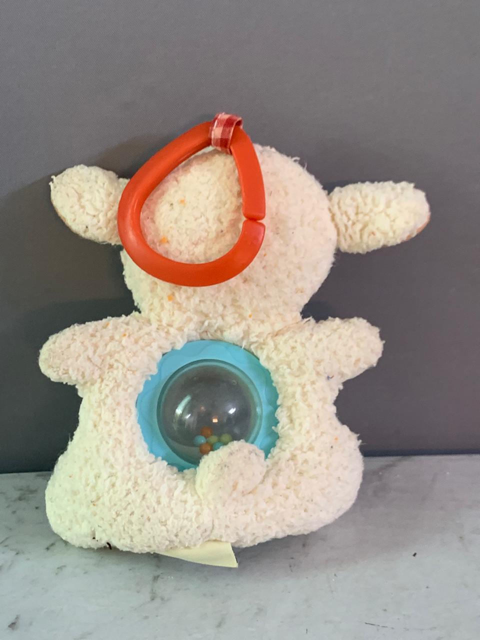 Kids II Plush Lamb Baby Rattle.