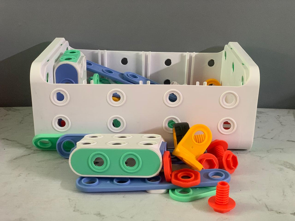 Discovery Toy Early Engineers Building Set.(62 pieces)(Rs 250 advance)