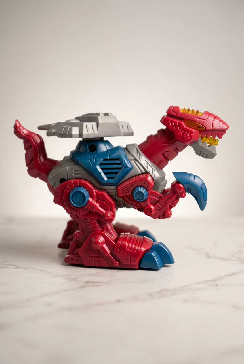 Cybotronix M.A.R.S. Dinoforce Red Raptor.(1 claw missing, must check video)(Rs 200 advance)