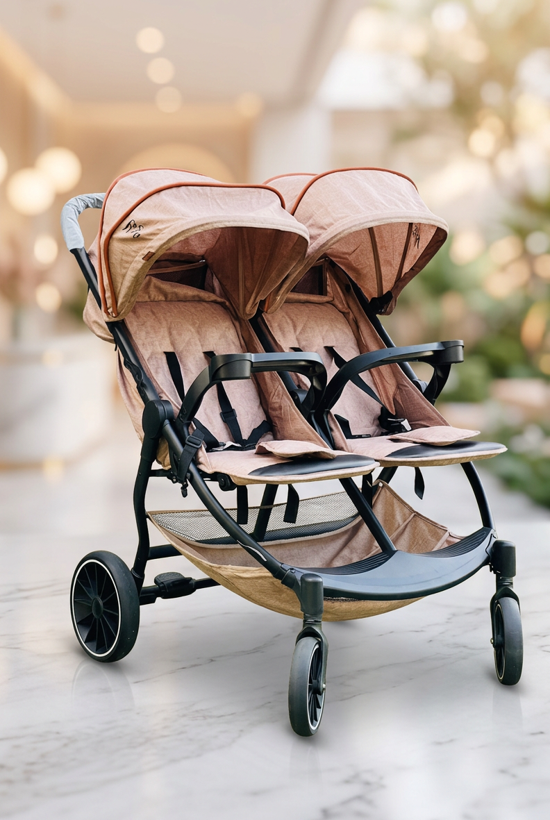 Moni Baby TwinStroller.(Rs 10k advance)