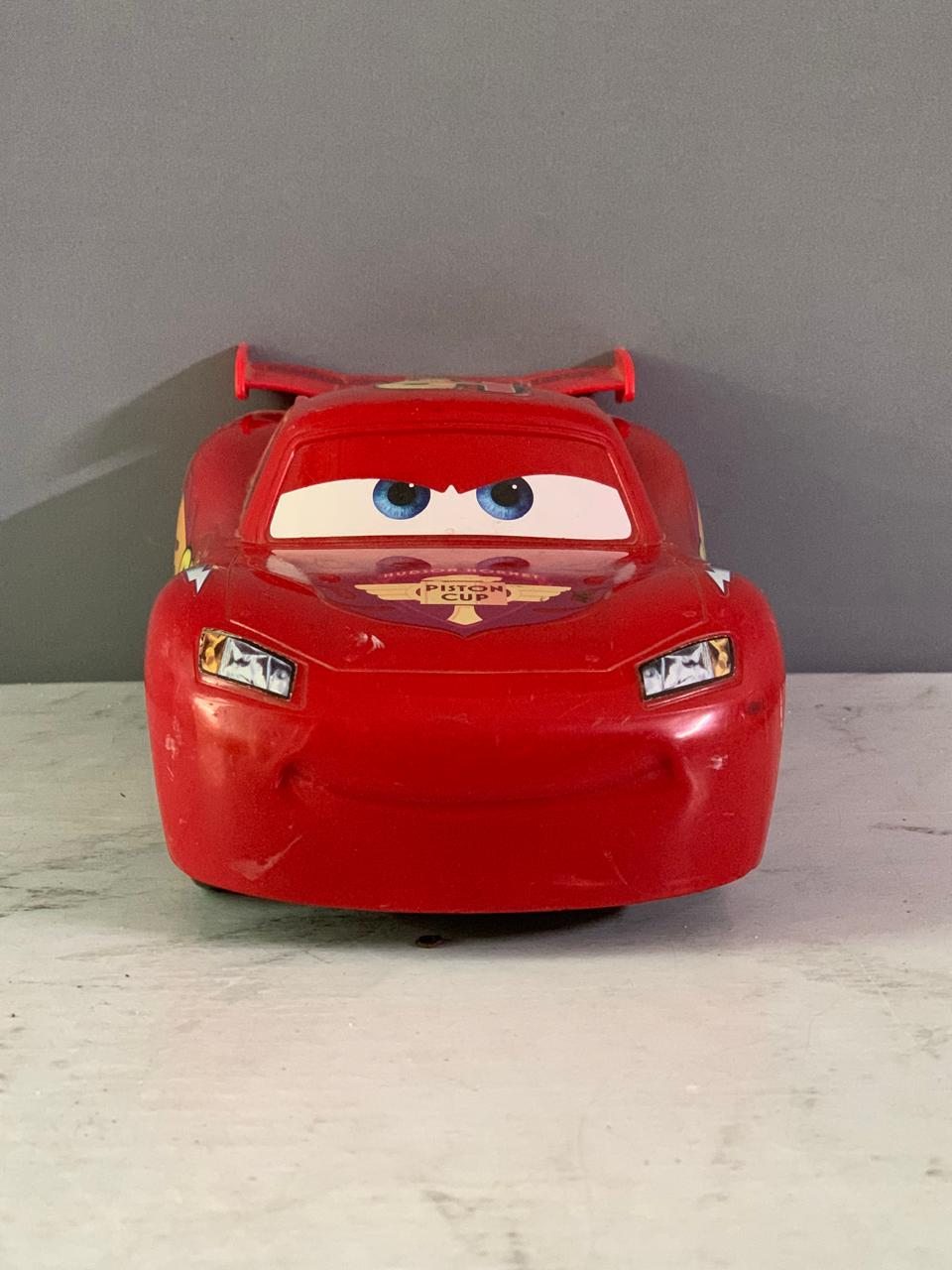 Musical Disney Pixar Cars Lightning McQueen with Racing Wheels. (Rs 200 advance)