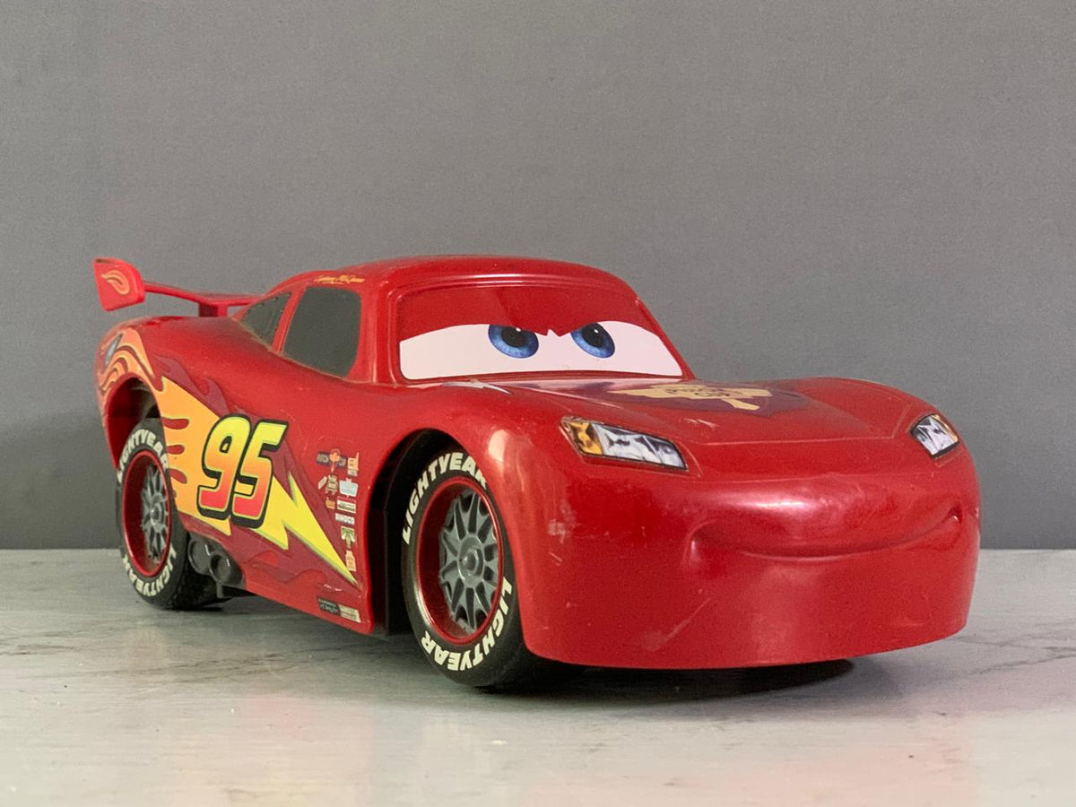 Musical Disney Pixar Cars Lightning McQueen with Racing Wheels. (Rs 200 advance)