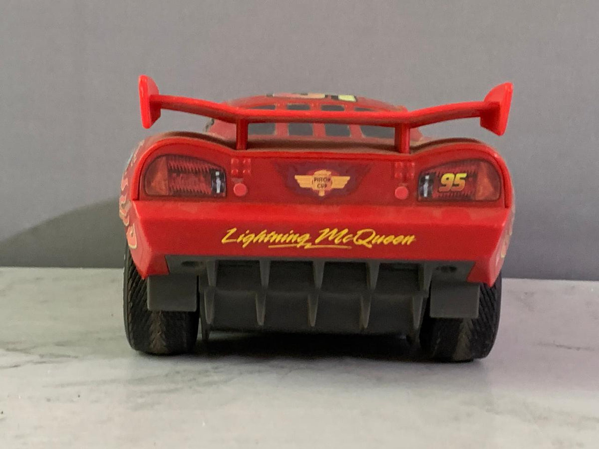 Musical Disney Pixar Cars Lightning McQueen with Racing Wheels. (Rs 200 advance)