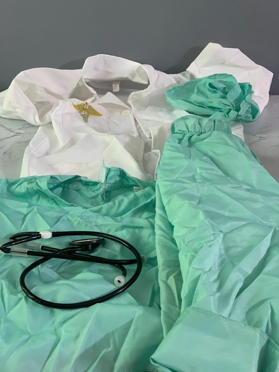 amscan - Surgeon Doctor Fancy Dress Costume. ( Rs 200 advance )(without Badge)