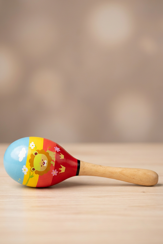Wooden Maraca Toy.(must check video)(Rs 100 advance)