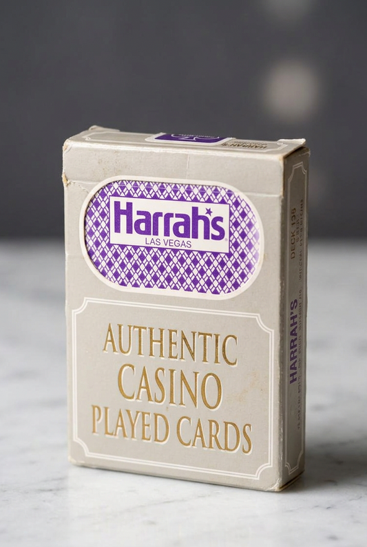 Harrah's Las Vegas Authentic Casino Played Cards.(52 cards)(Rs 200 advance)