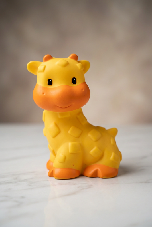 Fisher-Price Rubber Giraffe Toy.(Rs 100 advance)