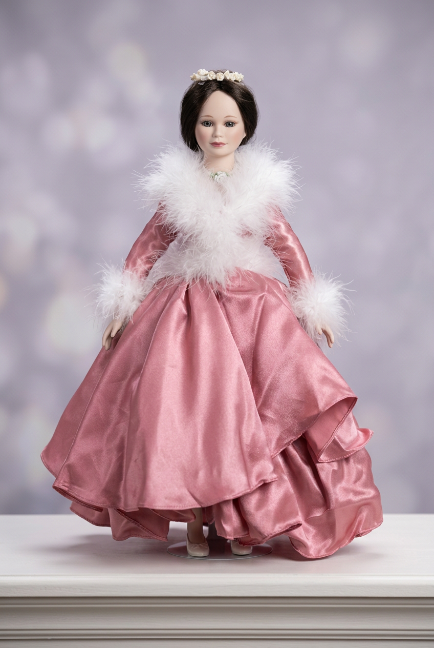 House of Lloyd Rosalinda 18.5 inches Porcelain Doll.(Rs 300 advance )