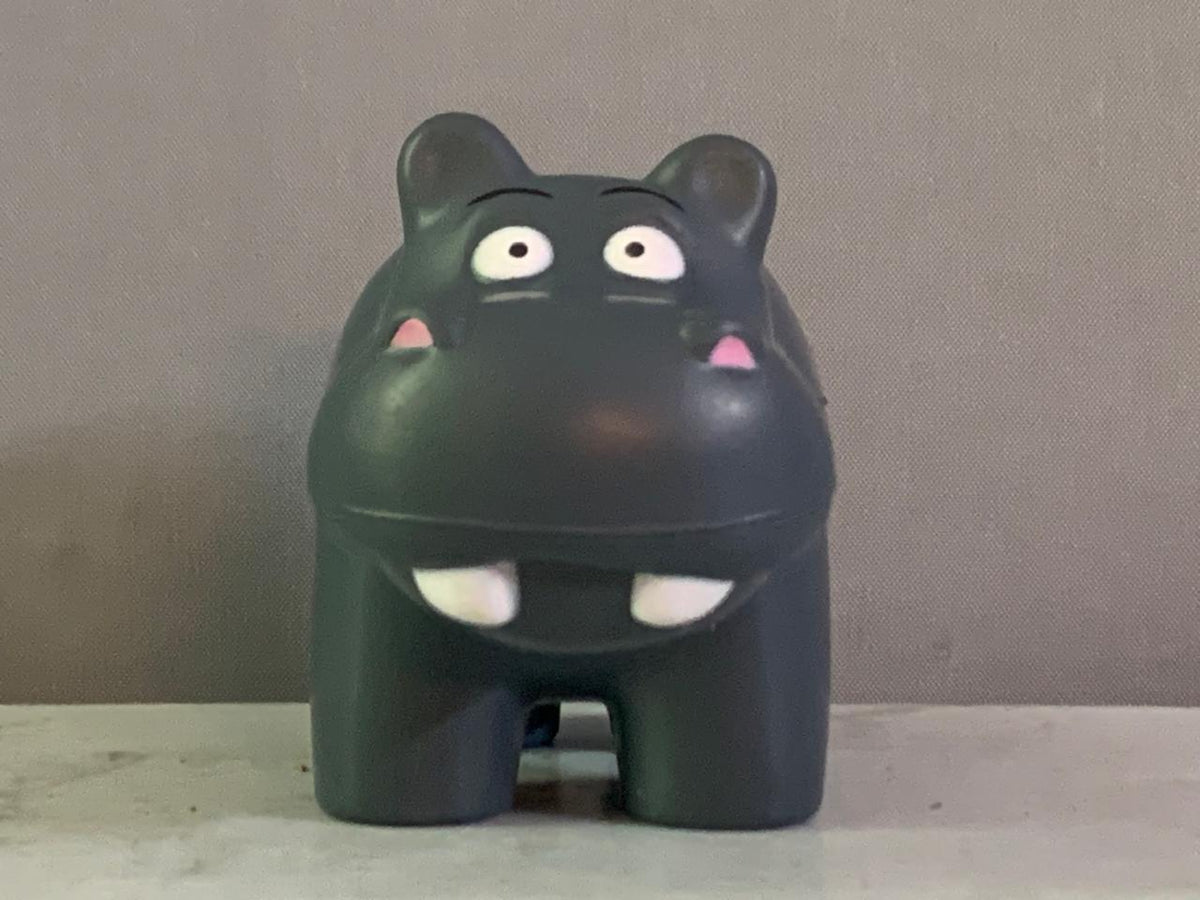 ARIEL Gray Hippo Stress Toy.         ( Rs 150 advance )