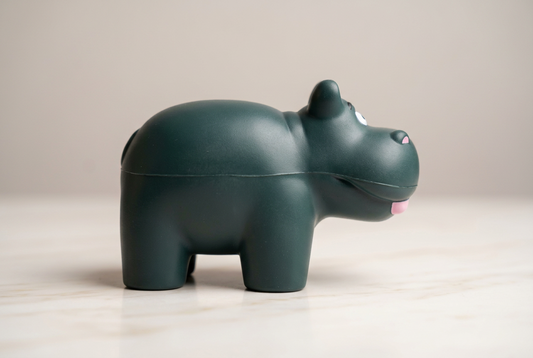 ARIEL Gray Hippo Stress Toy.         ( Rs 150 advance )