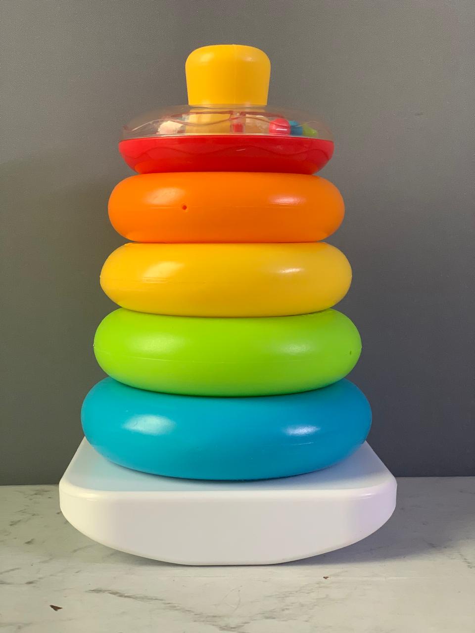 Fisher-Price Rock-a-Stack Stacking Toy. ( Rs 200 advance )