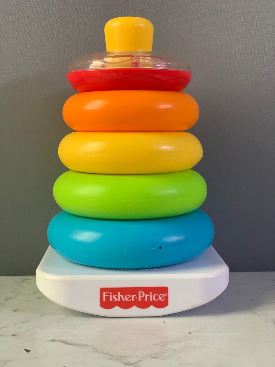 Fisher-Price Rock-a-Stack Stacking Toy. ( Rs 200 advance )