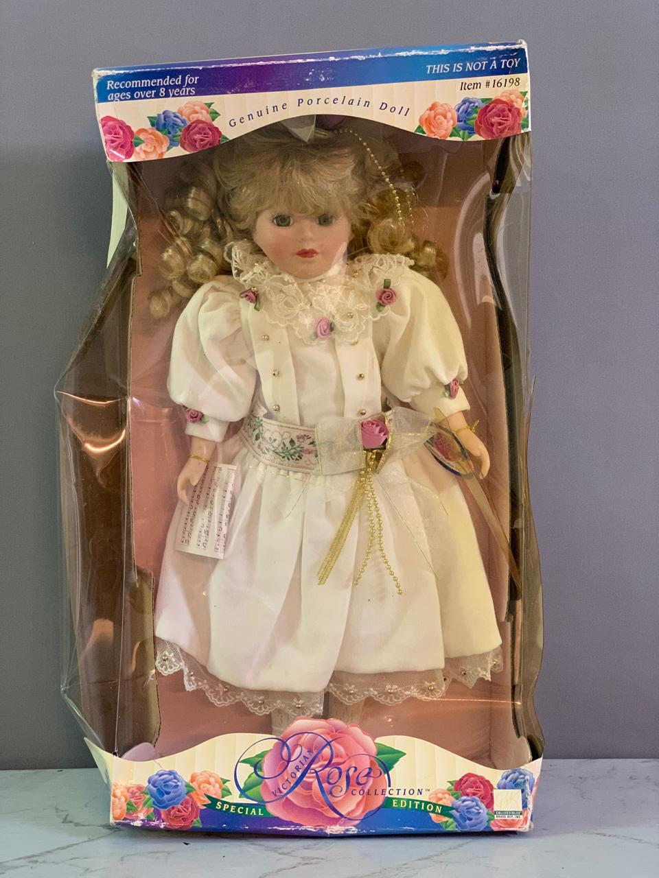 Brass Key Victorian Rose Collection Special Edition Porcelain Doll.(Brand New) (Rs 500 advance )