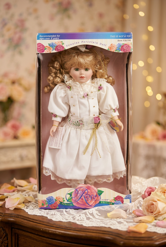 Brass Key Victorian Rose Collection Special Edition Porcelain Doll.(Brand New) (Rs 500 advance )