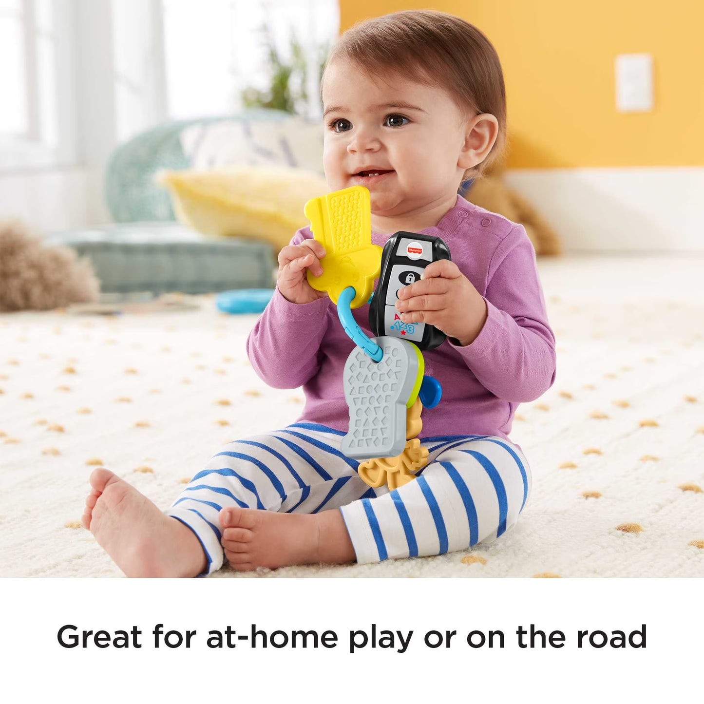 Fisher-Price Laugh & Learn Play & Go Keys. (New batteries required)