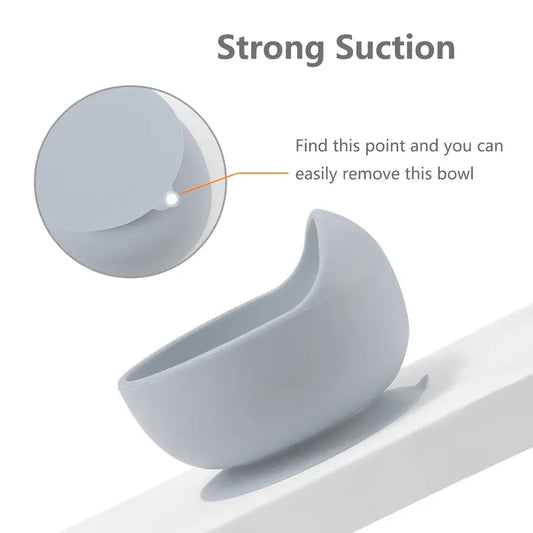 Baby Silicone Suction Bowl.