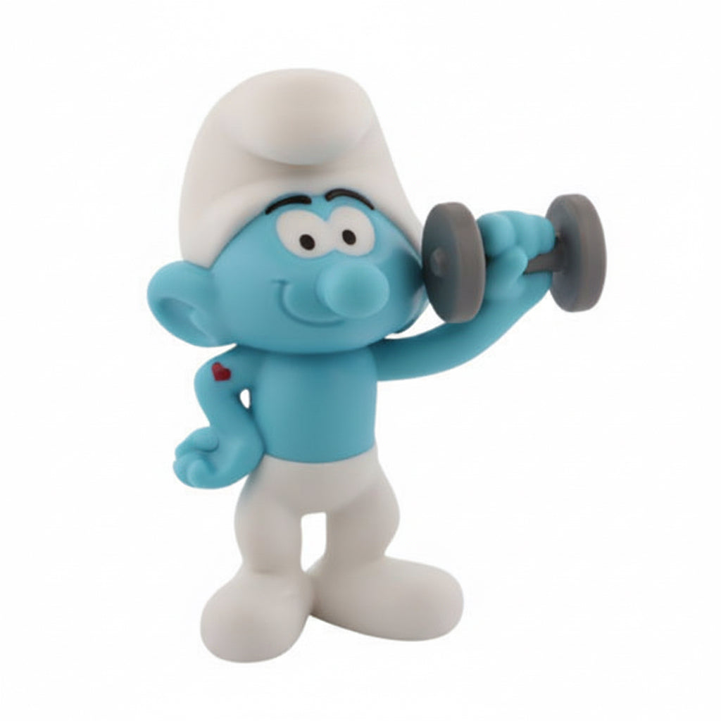 Hefty Smurf Toy Figurine.