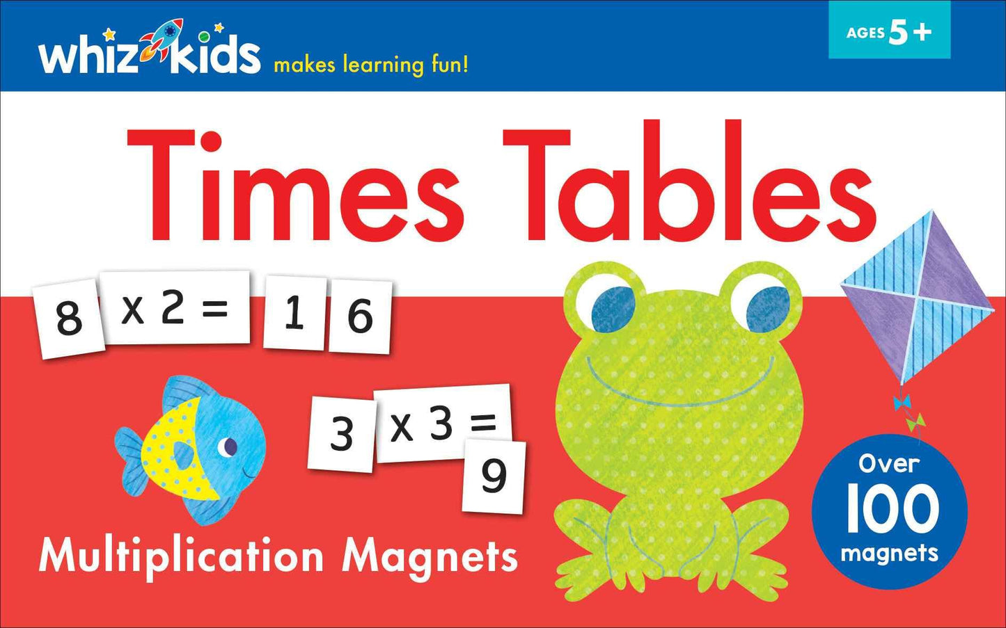 Whiz Kids Times Tables Multiplication Magnets. (New)