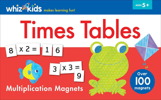Whiz Kids Times Tables Multiplication Magnets. (New)