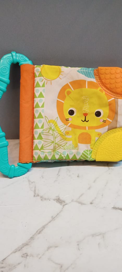 Bright starts teeth and read soft book toy