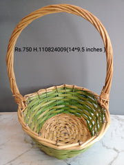 Beautiful Decor basket. Rs.750-H110824009.14*9.5"