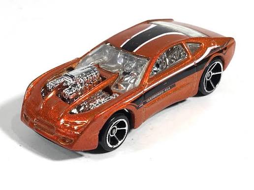 Hot Wheels HW Designs '09 Orange Overbored 454 Toy Car.