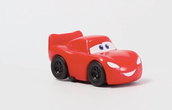 Lightning McQueen 3” Pull back Vehicle Toy. (Must check video for condition) (Rs 150 advance)
