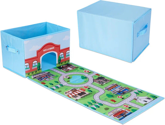 SAM AND MABEL Toy Cars Garage Box. SKU:BXL-804