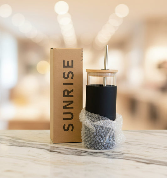 Sunrise Borosilicate Glass Tumbler. SKU:BXL-032 (New)