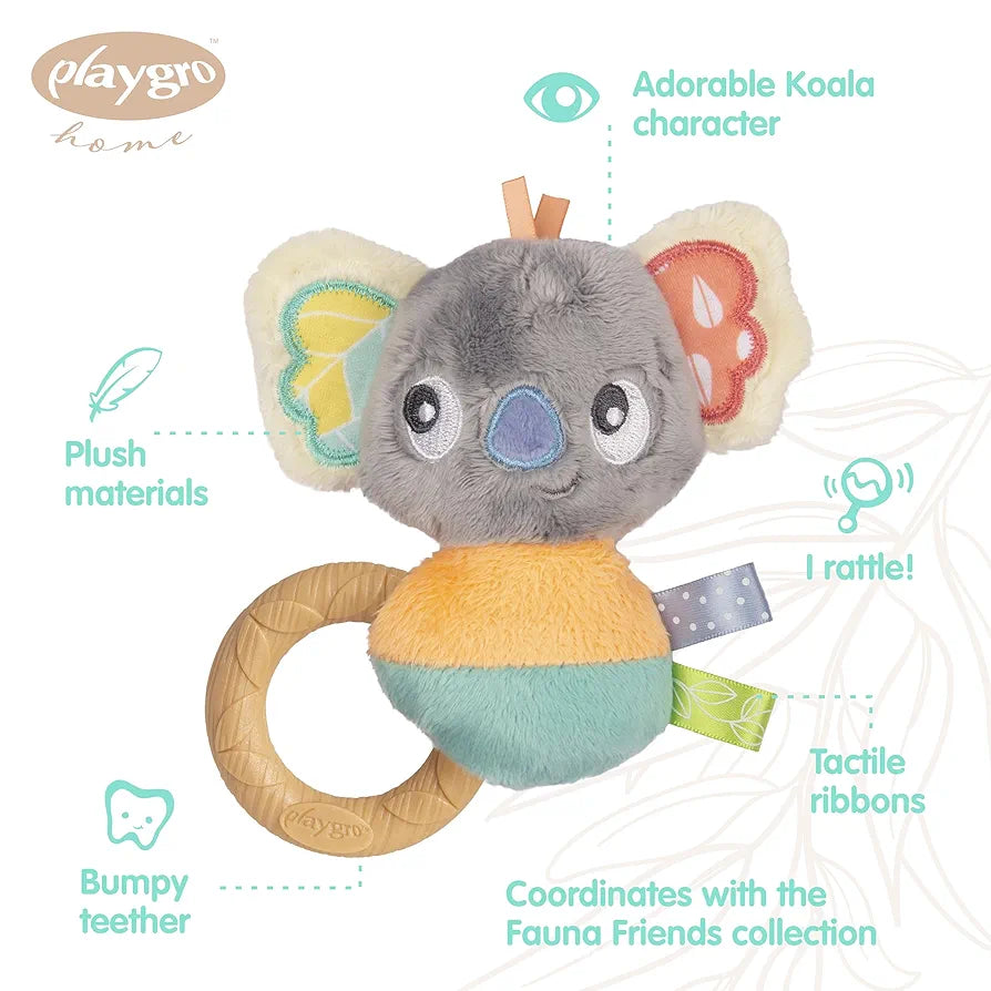 Playgro Fauna Friends Koala Ring Rattle.