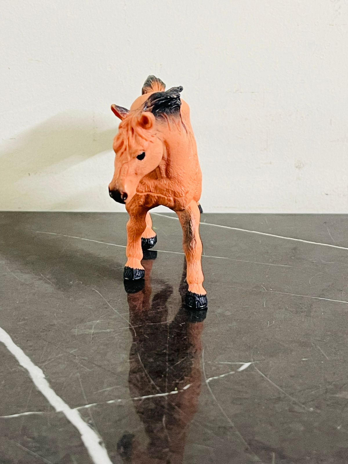 Mojo Fun Buckskin Quarter Horse Toy Figurine. SKU:BXL-033