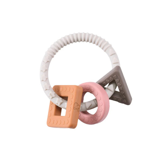 Silicone Baby Teether Gray