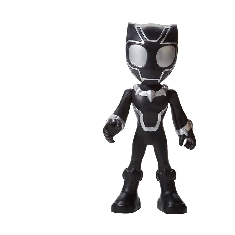 Marvel Spidey and His Amazing Friends Black Panther action figure.